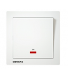 20A 1G DOUBLE POLE SWITCH WITH NEON INDICATOR [SIEMENS DELTA RELFA]
